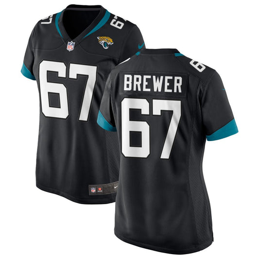 Chandler Brewer Jacksonville Jaguars Nike Women's Jersey - Black