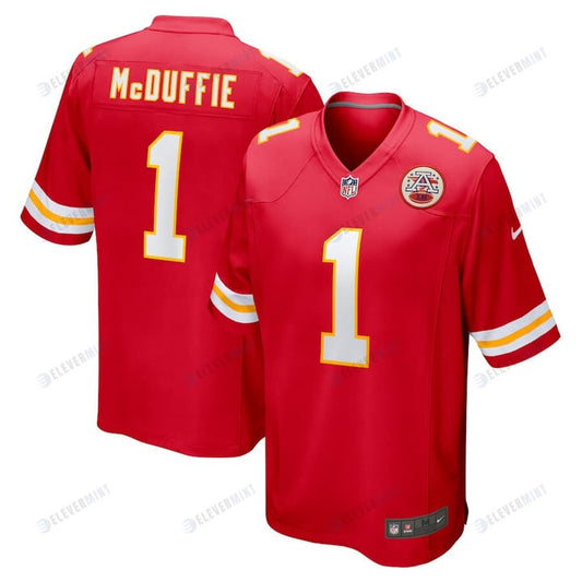 Trent McDuffie 1 Kansas City Chiefs 2022 Draft First Round Pick Game Jersey In Red