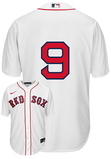 Ted Williams No Name Jersey - Boston Red Sox Replica Number Only Adult Home Jersey