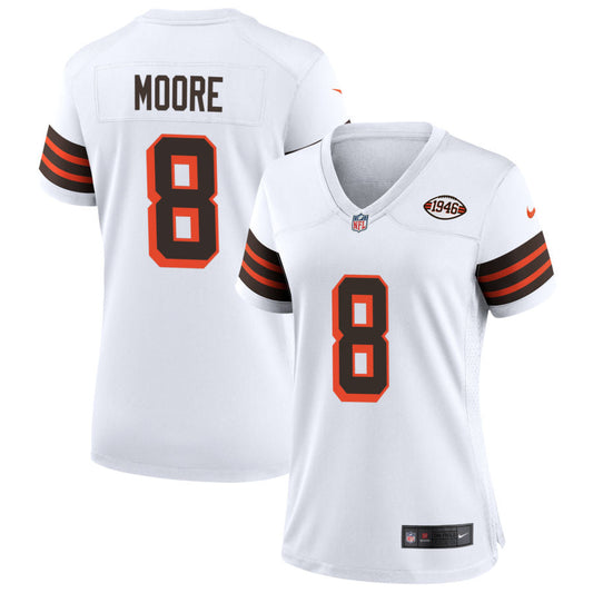 Elijah Moore Cleveland Browns Nike Women's 1946 Collection Alternate Jersey - White