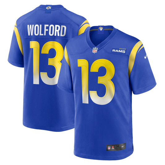 John Wolford Los Angeles Rams Nike Game Player Jersey - Royal