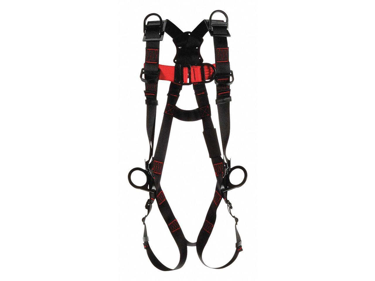 3M PROTECTA 1161508 Vest-Style Positioning/Climbing Harness, XL, Polyester