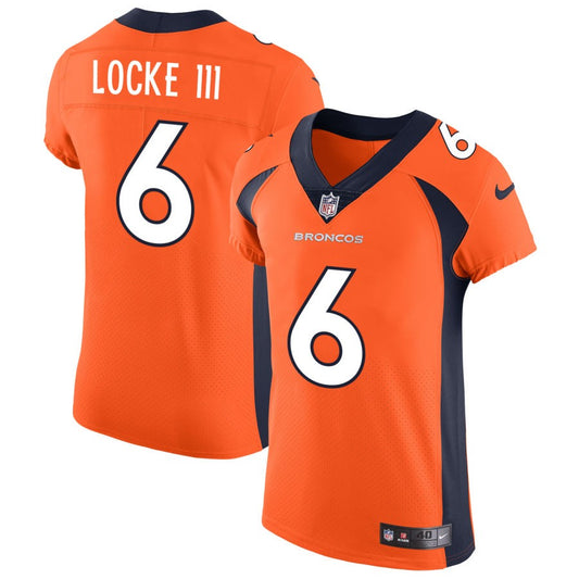 P.J. Locke III Denver Broncos Nike Vapor Untouchable Elite Jersey - Orange