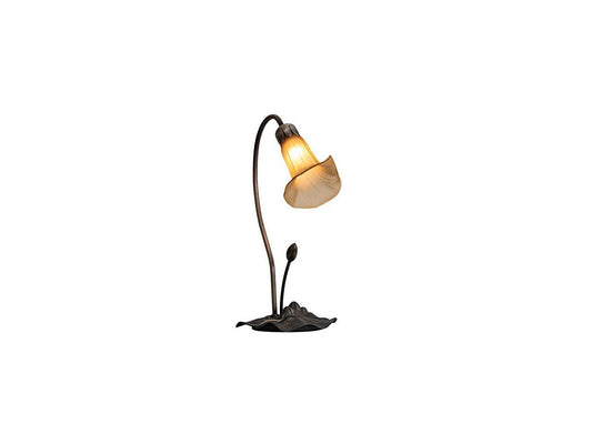 16 High Amber Pond Lily Accent Lamp