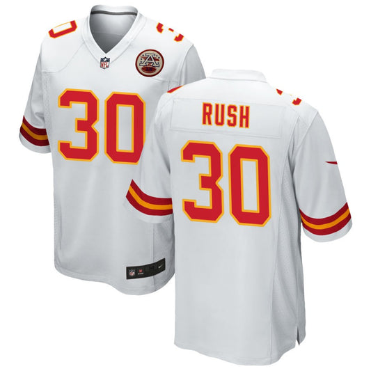 Darius Rush Kansas City Chiefs Nike Game Jersey - White