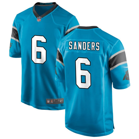 Miles Sanders Carolina Panthers Nike Alternate Game Jersey - Blue