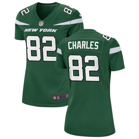 Irvin Charles New York Jets Nike Women's Game Jersey - Gotham Green