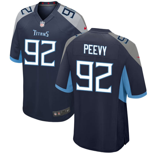 Jayden Peevy Tennessee Titans Nike Jersey - Navy