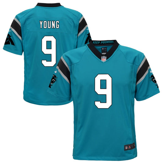 Bryce Young Carolina Panthers Nike Youth Game Jersey - Blue