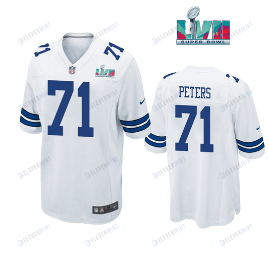 Jason Peters 71 Dallas Cowboys Super Bowl LVII Super Bowl LVII White Men Game Jersey