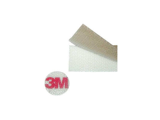 3M SJ4570 Reclosable Fastener, Disc, Acrylic Adhesive, 7/8 in, Clear, 900 PK