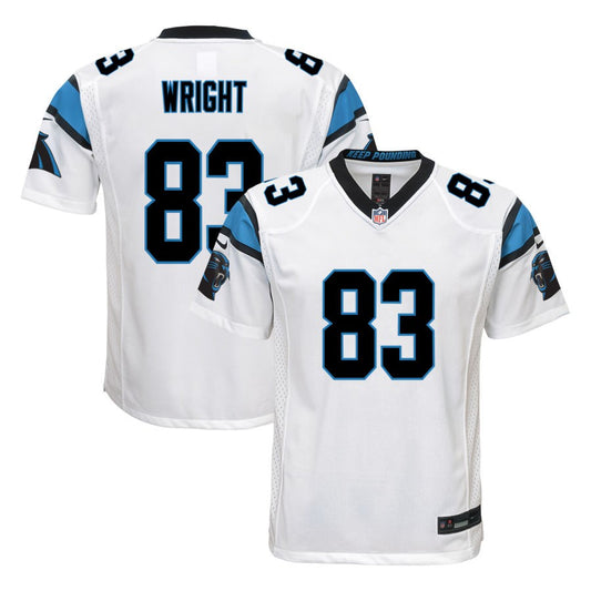 Derek Wright  Carolina Panthers Nike Youth Game Jersey - White