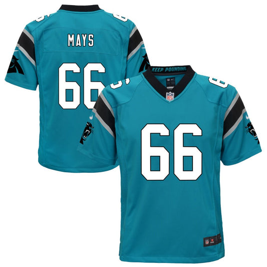 Cade Mays Carolina Panthers Nike Youth Game Jersey - Blue