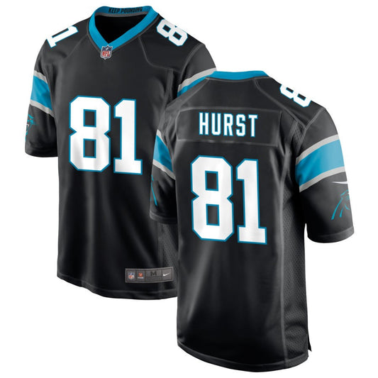 Hayden Hurst Carolina Panthers Nike Game Jersey - Black