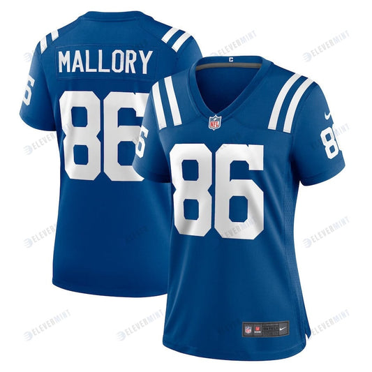 Will Mallory 86 Indianapolis Colts Women Team Game Jersey - Royal