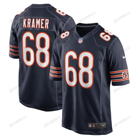 Doug Kramer Chicago Bears Game Player Jersey - Navy