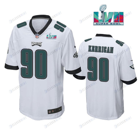 Jordan Davis 90 Philadelphia Eagles Super Bowl LVII Game Player Men Jersey - White