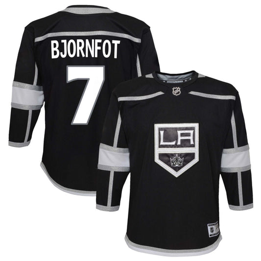 Tobias Bjornfot Los Angeles Kings Youth Home Replica Jersey - Black