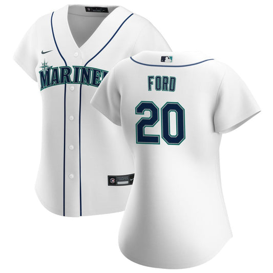 Mike Ford Seattle Mariners Nike Women's Home Replica Jersey - White