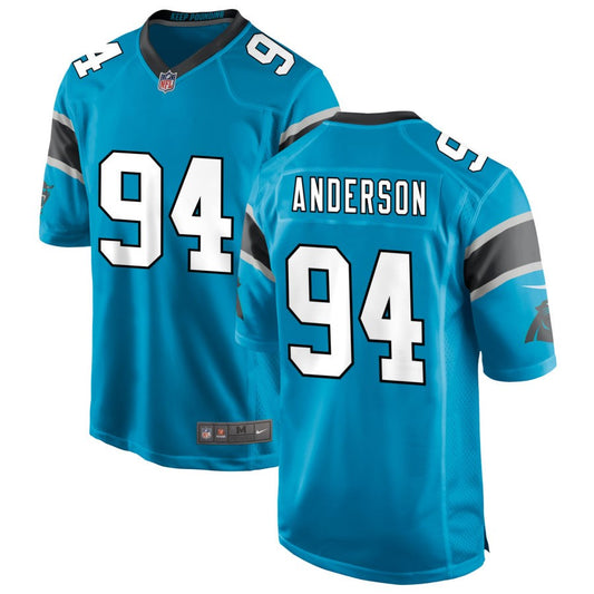 Henry Anderson Carolina Panthers Nike Alternate Game Jersey - Blue