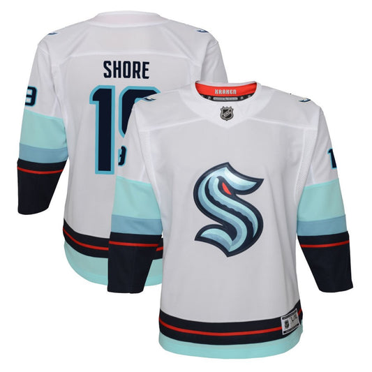 Devin Shore Seattle Kraken Youth Away Premier Jersey - White