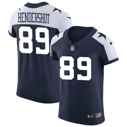 Peyton Hendershot Dallas Cowboys Nike Alternate Vapor Elite Jersey - Navy