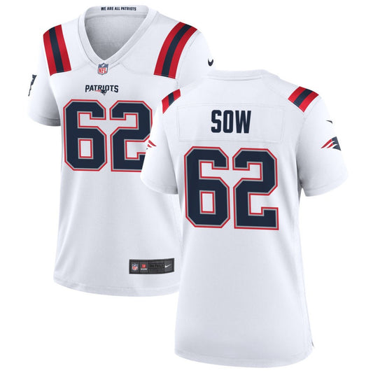 Sidy Sow Nike New England Patriots Women's Game Jersey - White