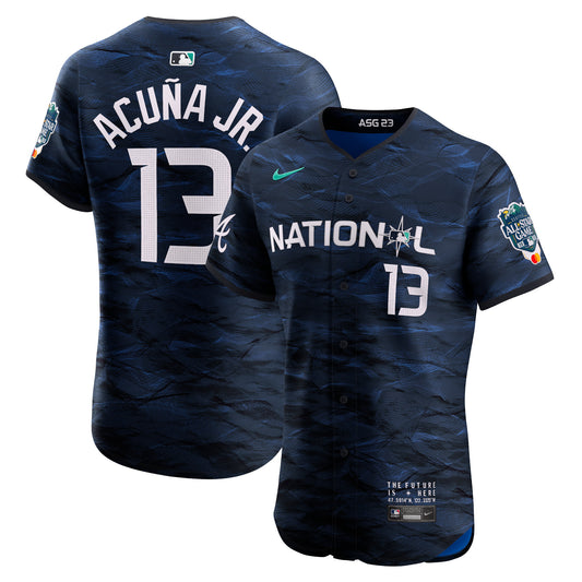 Ronald Acua Jr. National League Nike 2023 MLB All-Star Game Vapor Premier Elite Player Jersey - Royal