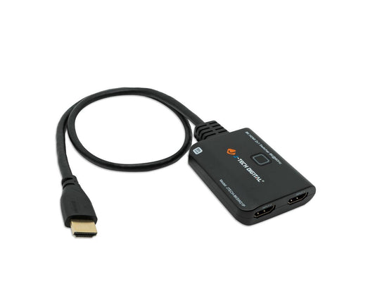 2 Input 1 Output 8K HDMI Switch w/ Pigtail Plug & Auto Switch 8K@60Hz 4K@120Hz 48Gbps (JTECH-8KSW21P)