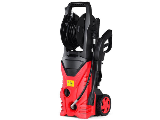 2030PSI Electric Pressure Washer Cleaner 1.7 GPM 1800W with Hose Reel Red