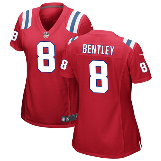 Ja'Whaun Bentley New England Patriots Nike Women's Alternate Jersey - Red