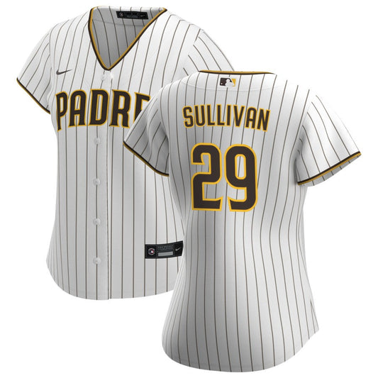 Brett Sullivan San Diego Padres Nike Women's Home Replica Jersey - White