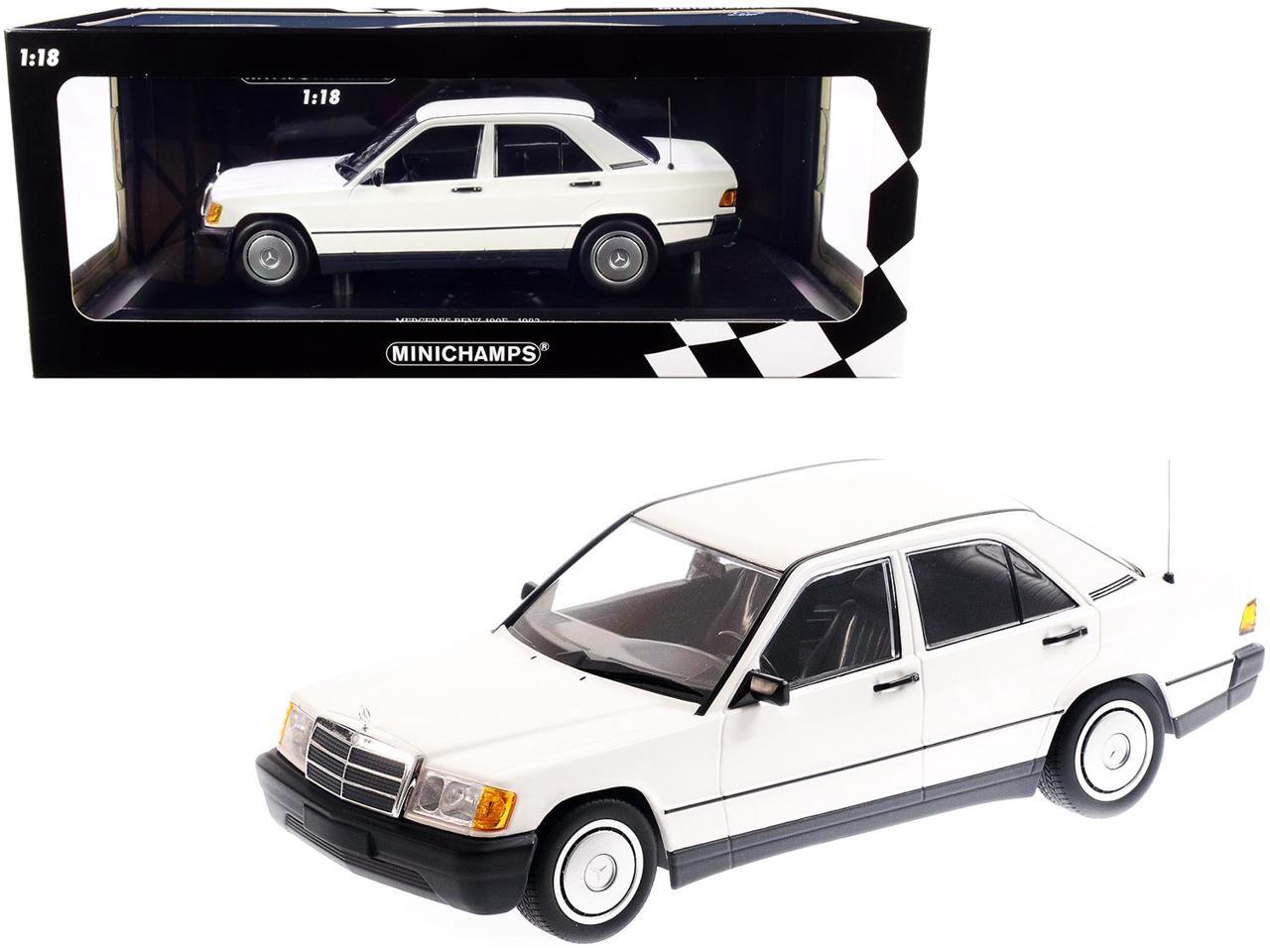 1982 Mercedes Benz 190E (W201) White Limited Edition to 702 pieces Worldwide 1/18 Diecast Model Car by Minichamps