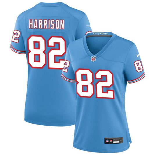 Tre'Shaun Harrison Tennessee Titans Nike Women's Oilers Throwback Game Jersey - Light Blue