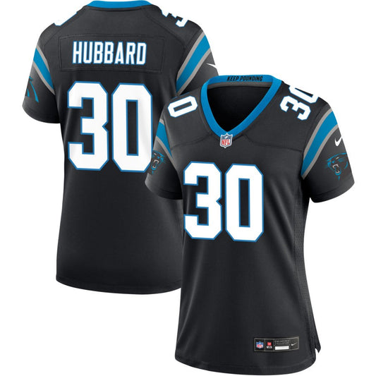 Chuba Hubbard Carolina Panthers Nike Women's Game Jersey - Black