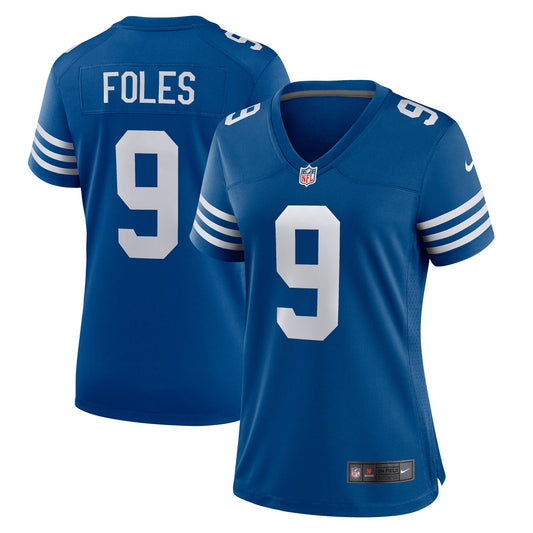 Nick Foles Indianapolis Colts Nike Women's Player Game Jersey - Blue