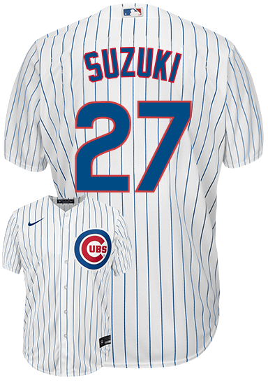 Seiya Suzuki Jersey - Chicago Cubs Replica Adult Home Jersey