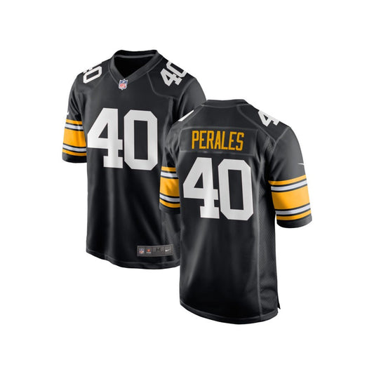 David Perales Pittsburgh Steelers Nike Youth Alternate Game Jersey - Black