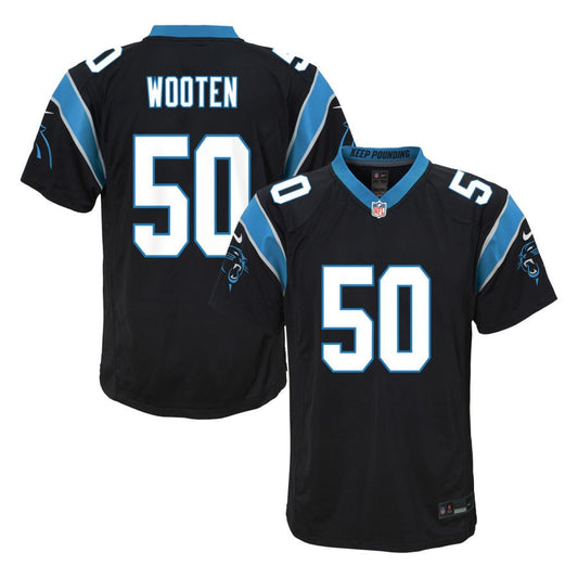 Chandler Wooten  Carolina Panthers Nike Youth Game Jersey - Black