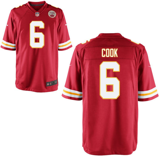 Bryan Cook Kansas City Chiefs Nike Youth Game Jersey - Red