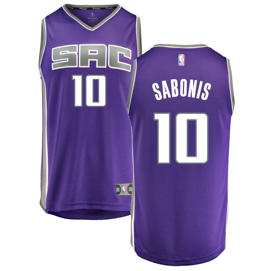 Domantas Sabonis Sacramento Kings Fanatics Branded Fast Break Replica Jersey Purple - Icon Edition