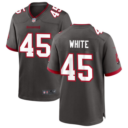 Devin White Tampa Bay Buccaneers Nike Alternate Game Jersey - Pewter