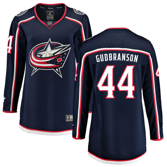 Erik Gudbranson Columbus Blue Jackets Fanatics Branded Women's Home Breakaway Jersey - Navy