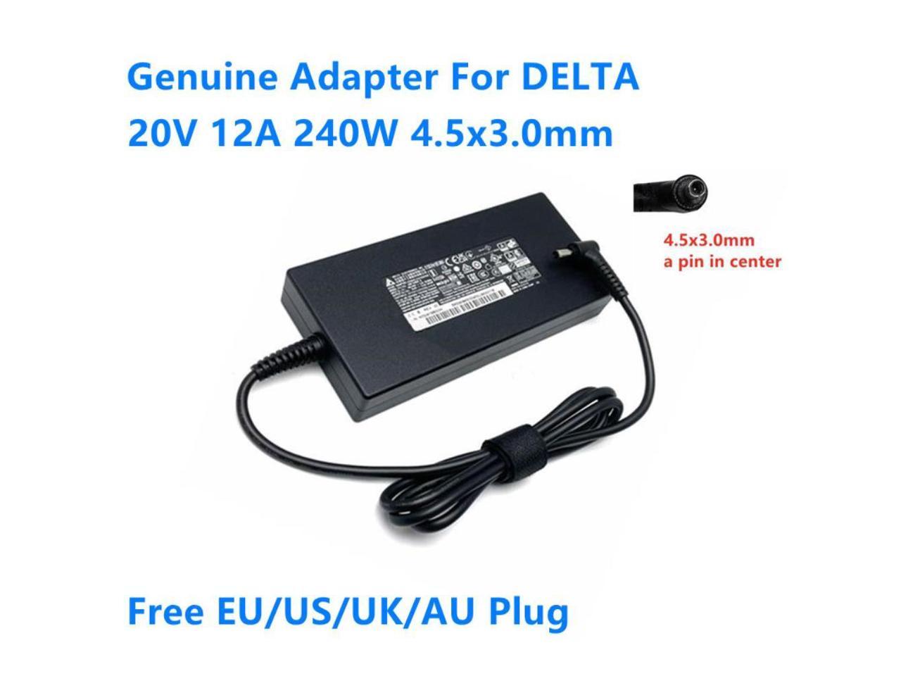 20V 12A 240W 4.5x3.0mm DELTA ADP-240EB D Power Supply AC Adapter For MSI Laptop Charger