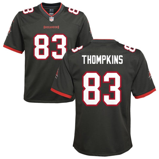 Deven Thompkins Tampa Bay Buccaneers Nike Youth Alternate Game Jersey - Pewter