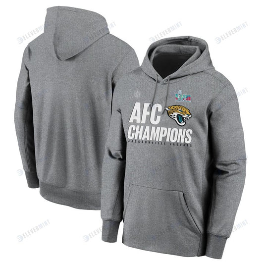 Jacksonville Jaguars AFC Conference Champions Light Grey Pullover Hoodie