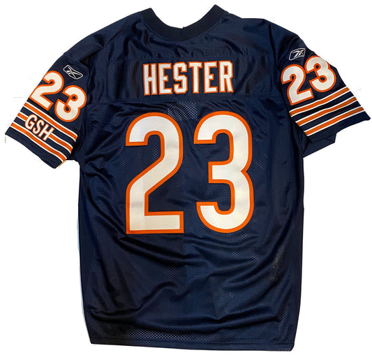 Devin Hester Chicago Bears Authentic Reebok Navy NFL Jersey