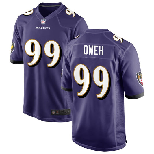 Odafe Oweh Baltimore Ravens Nike Game Jersey - Purple