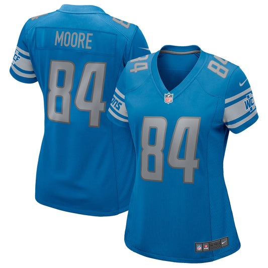 Herman Moore Detroit Lions Nike Women's Game Retired Player Jersey - Blue