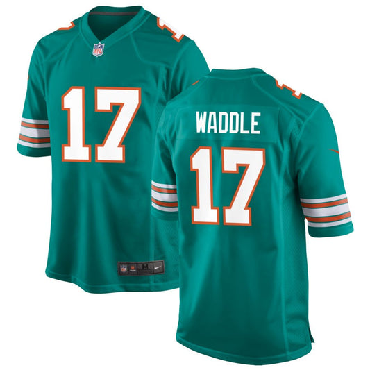 Jaylen Waddle Miami Dolphins Nike Alternate Game Jersey - Aqua